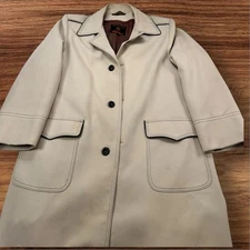 Vintage Richman Brothers Men's Beige Trench Coat Size 42 Long