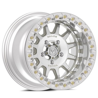 15x7 Valor Offroad V09 Raw Machined UTV BEADLOCK Wheel 4x137 (40mm)
