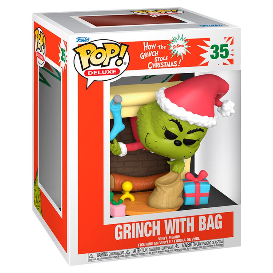 Funko Figura Pop Deluxe The Grinch With Bag