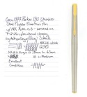 CIRCA 1977 PARKER 180 Flighter Stainless 14K X/M Nib Fountain Pen NO RESERVE — photo 1