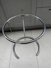 Eileen Gray Classicon Chrome & Glass Adjustable Side Table E1027 *Genuine* MCM