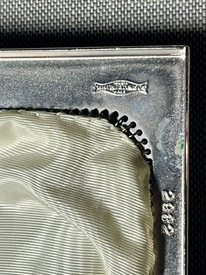 Antique Whiting Davis Art Nouveau Mesh Evening Purse Flapper Girl Chainmail - Image 4 of 4