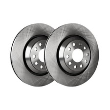 For Volkswagen Golf R 2022 2023 Brake Discs Rear 2-Wheel Set Cast Iron | 5 Lugs