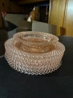 Anchor Hocking "Miss America" pink depression glass Salad plates Set Of 6 1 Bowl