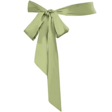 Women's Wedding Sash Belt Ribbon Satin Scarf Waist Belts 1.96'' Wide Bridal Sash