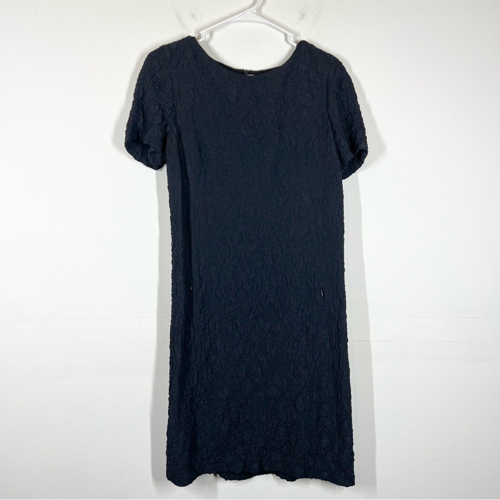 Akris Punto Crinkle Textured Dress Size US 8