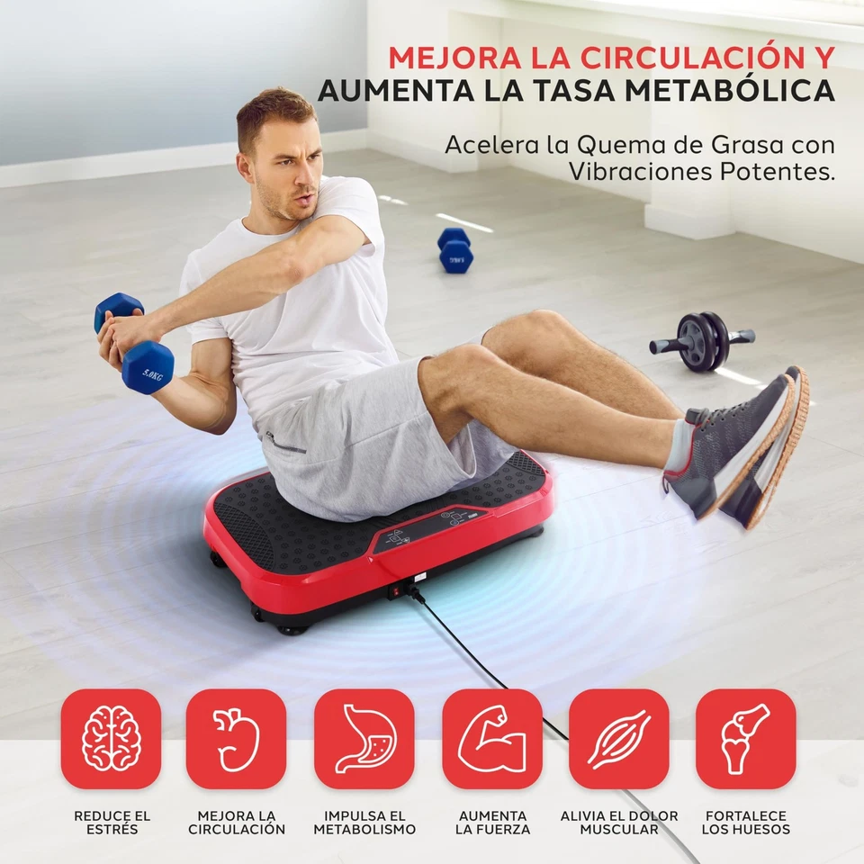 Hurtle Fitness Vibration Platform Machine - Home Gym Whole Body Shaker Exerci... - Image 3 of 4