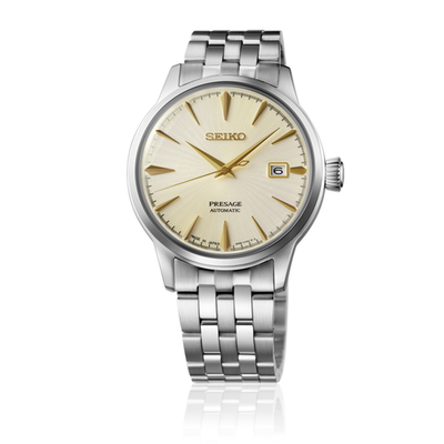 SEIKO PRESAGE SARY273 Cocktail Time Automatic Watch Gold Dial 40.5