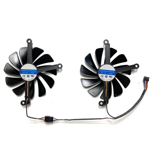 Cooling Fans for XFX RX5700 5700XT 8GB THICC II Overseas Edition Graphics Card - Afbeelding 8 van 8