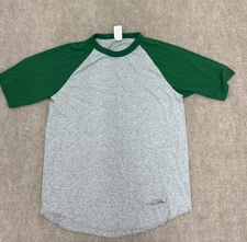 Augusta Sportswear Gray Green Short Sleeve T Shirt Mens Size XL