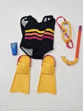 American Girl Doll Beach Swim set Snorkle