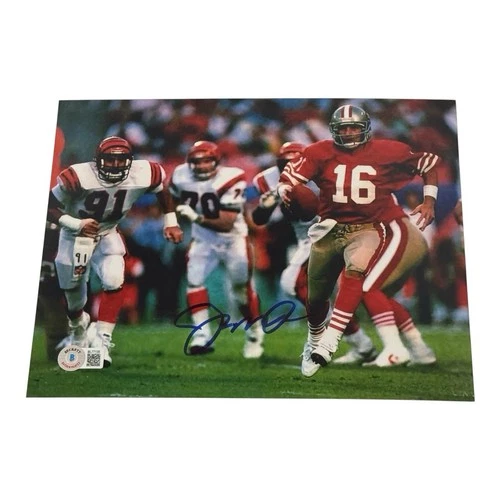 Joe Montana Autographed Signed 8x10 Photo San Francisco 49ers Beckett