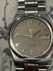 Vintage Rare Seiko 5 7S26-0070 Automatic Watch, Day/Date, 21J, Gray Dial