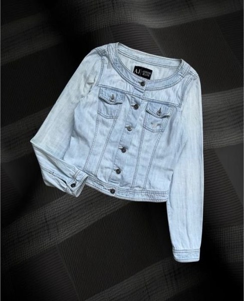 Women Armani Jeans Jacket Blue