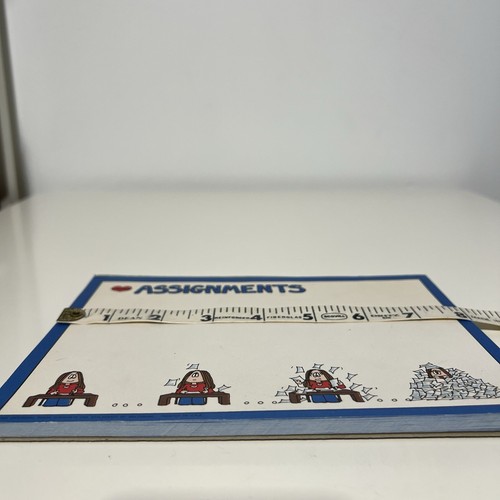 Vintage CATHY GUISEWITE Aufgaben Notizblock Schreibwaren 1982 Kratzblock - Bild 8 von 9