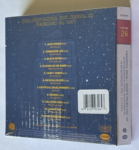 Grateful Dead Dave’s Picks Volume 26 & Bonus CD! Grateful Dead - Picture 23 of 24