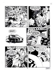 FRANCO SAUDELLI - Original Dylan Dog Table No. 119 