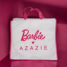 66.5” Barbie x Azazie Collection White & Pink Garment Bag For Dresses