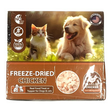 Freeze Dried Chicken for Dogs Cats - Real Food Treat or Topper