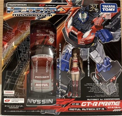 Takara Tomy Transformers GT-R Prime GT-01 Motul Autech GT-R MISB (Box Wear)