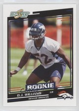 2004 Score Rookie DJ Williams #386 8d2