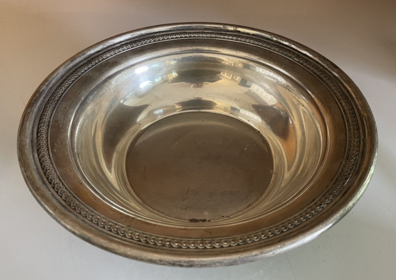 Antique D.H. Sterling Silver Ornate Bowl Nuts Very Pretty