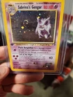 Sabrinas Gengar 1st Edition Holo 14/132 With A Big SWIRL