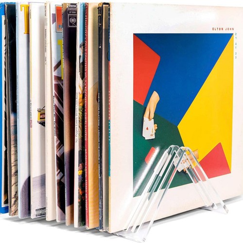 CD Display Stand Vinyl Record Storage Shelf Office Desktop Holder - Picture 6 of 12