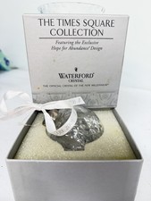Waterford Crystal Times Square Ball Ornament - Star of Hope - 2000 - w/ Box