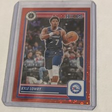 2023-24 Panini NBA Hoops Premium Stock Red Disco Kyle Lowry  /75 76ers