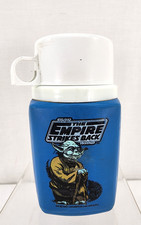 Star Wars The Empire Strikes Back - Blue Thermos - Yoda -  1981 Vintage  #2