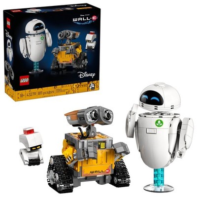 Wall-E & EVE Building Set for Adults, Ages 18+ Room Decor Gift for Disney Fans