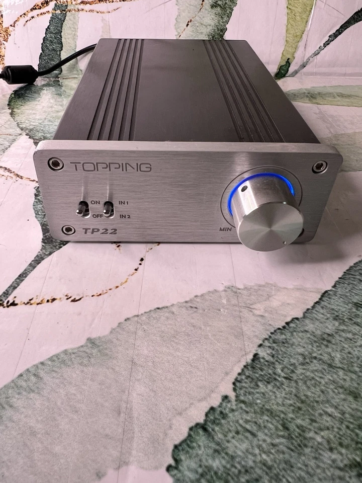 Topping TP22 Stereo Amplifier Tested W/ POWER SUPPLY/CABLES - TESTED - WORKS - - Image 2 of 4