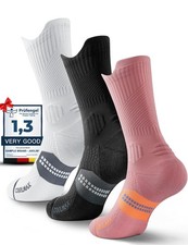 Womens Coolmax Bamboo Viscose Compression Running Crew Socks, Moisture-Wickin...