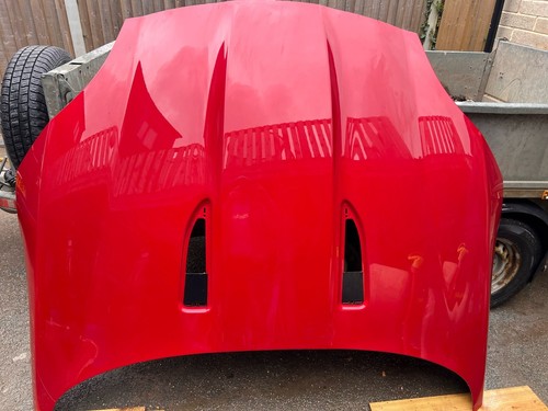 JAGUAR F-TYPE BONNET MK1 (X152) 2013 On RED GOOD CONDITION - Picture 1 of 8