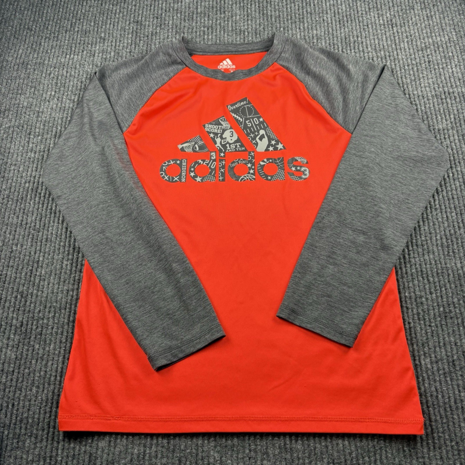 Nike Adidas Boys Medium Long Sleeve Shirt Bundle Athletic Graphic Tops Youth image 5