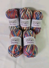 Cascade Yarns Pacific Merino Wool Blend #531 Lot 1402531 Lot Of 5 New