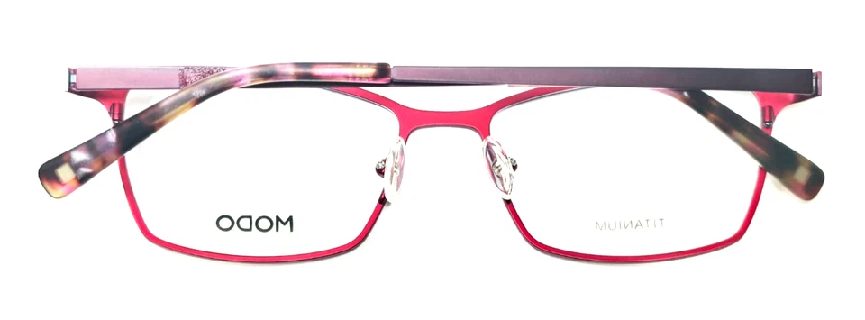 MODO 4222 CIRUELA ESTRECHA MUJER NUEVO AUTÉNTICO BORDE COMPLETO MONTURAS DE GAFAS 51-16-138 Foto 2 de 4