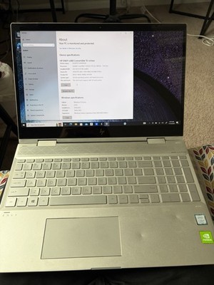 HP Envy x360 15.6'' Intel Core i7 8th Gen 8565u 16GB RAM 512GB SSD NVIDIA Graphic