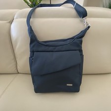 Travelon Anti-Theft Blue Classic Essential Messenger Bag