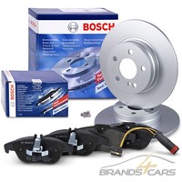Bosch Bremsscheiben +BelÄGe +Vwk Hinten FÜR Mercedes C-KLASSE W204 E-KLASSE C207
