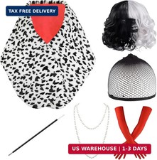 Women's Halloween Cosplay Costume Cape with Accessory Set for Themed Parties Dre