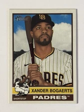 Xander Bogaerts 2025 Topps Heritage High Number Flipped Bat Variation SSP #718