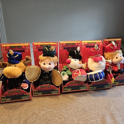 Animated Marching Band Christmas TL Toys HK Limited lot 5 Interactive Plush