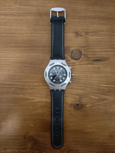 Swatch model Irony Scuba 200 Chrono Black, batteria nuova - Foto 2 di 9