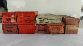 Lote de cajas originales 9 JEP 6 HORBY y 1 LR escala 0
