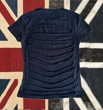 Y2K Grunge Slit Back Top Black Cut Out OpenBack Tee Indie Sleaze Alt