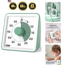 Visual Timer for Kids, 60-Minute Countdown Timers for Classroom Office Kitche...