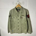 Ralph Lauren Jacket Mens Medium Green Polo Country HBT Military Marines Army RL