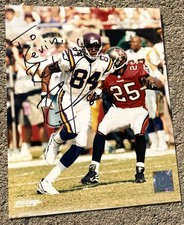 RANDY MOSS Vikings SIGNED 8X10 Photo *TO KEVIN*